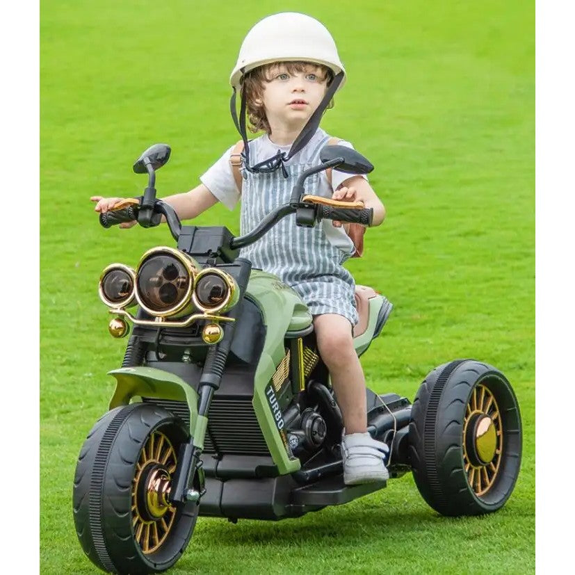 MOTOCICLETA ELECTRICA, CU ACUMULATOR, TELECOMANDA, BLUETOOTH, SISTEM ANTI-RASTURNARE, SISTEM DE LUMINI SI SUNET, 1-8 ANI