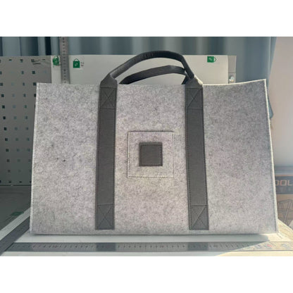 Cos Multifunctional pentru Rufe Murdare, Cos Depozitare, selexmo, Gri, 50x34x32, Geanta Durabila pentru Lemne si Accesorii
