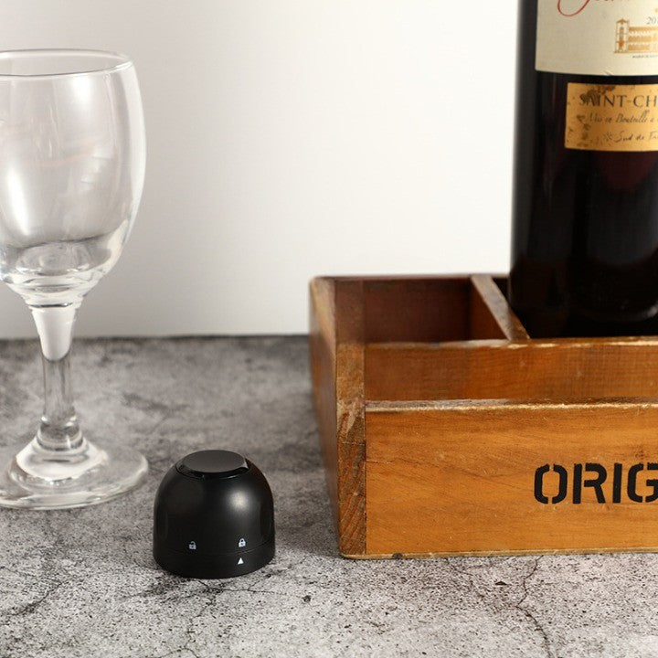 Capac de Etansare a Sticlei de Vin, Rotativ, On-Off, Silicon, Reutilizabil