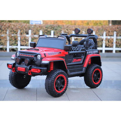 Mașină Electrică 4x4 pentru Copii cu Bluetooth și Telecomandă, 12V, 120x63x68cm