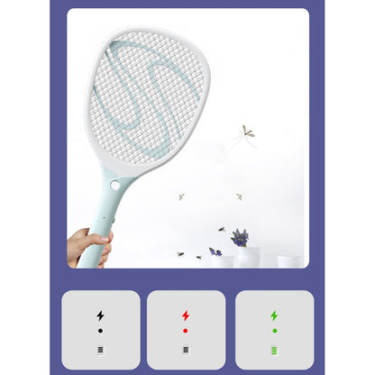 Paleta Electrica pentru Tantari, Muste sau Insecte LED, Reincarcabila, Incarcare USB, Plastic, Casa si Gradina, Anti-insecte