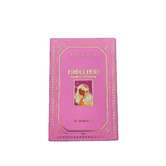 Paleta Farduri Flippy, Kevin&Coco, Tip Carte, 24 Culori, Iluminator si Blush Inclus, Dreptunghiulara, 210 g, 16.2 x 10.8 x 2.2 cm, Valabilitate 3 Ani, Multicolor