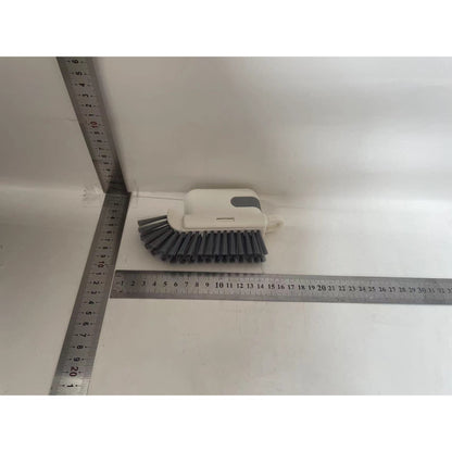Perie Multifunctionala 3 in 1 de Curatare, selexmo, pentru Bucatarie, Vesela, Geamuri, Cap Detasabil, 9x15x2.5 cm, Gri
