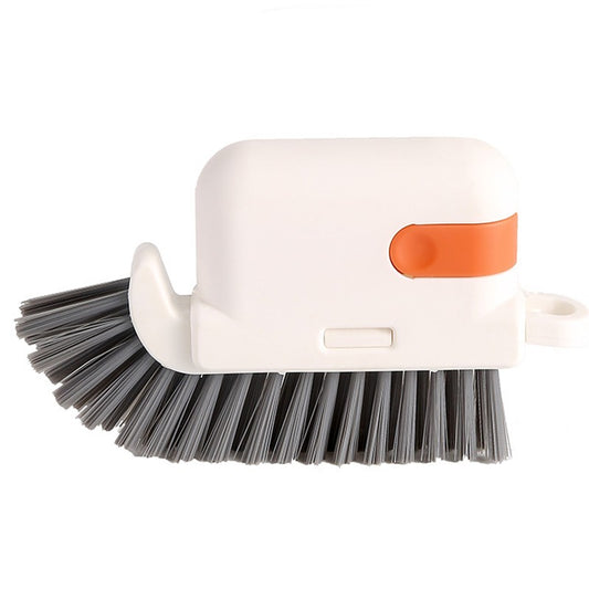 Perie Multifunctionala 3 in 1 de Curatare, selexmo, pentru Bucatarie, Vesela, Geamuri, Cap Detasabil, 9x15x2.5 cm, Portocaliu