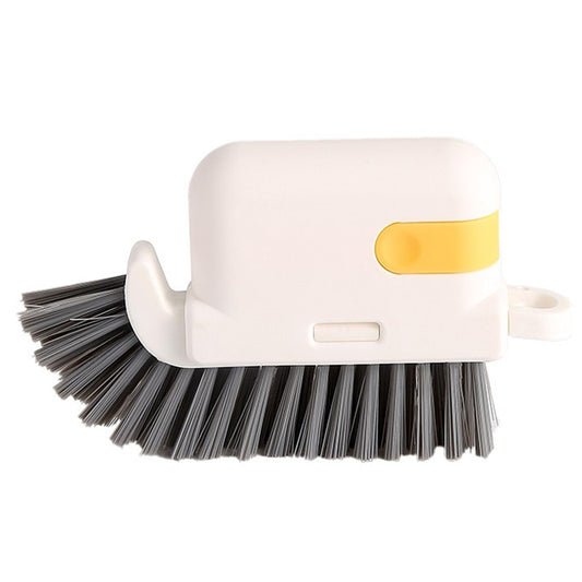 Perie Multifunctionala 3 in 1 de Curatare, selexmo, pentru Bucatarie, Vesela, Geamuri, Cap Detasabil, 9x15x2.5 cm, Galben