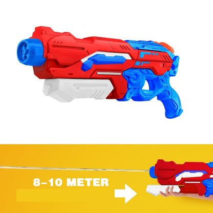 Pistol cu Apa, Selexmo, +6 Ani, Rezervor 1200 ml, din Plastic, 40 x 7 x 20 cm, Rosu/Albastru