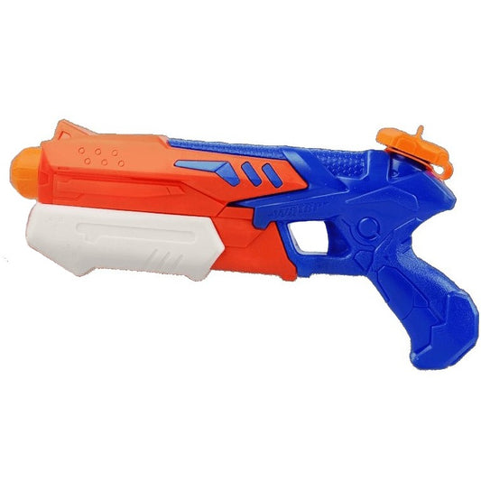Pistol cu Apa pentru Copii, Rezervor, Pentru Piscina/Plaja, Selexmo, 6ani+,  Bleumarin/Rosu, 300ML
