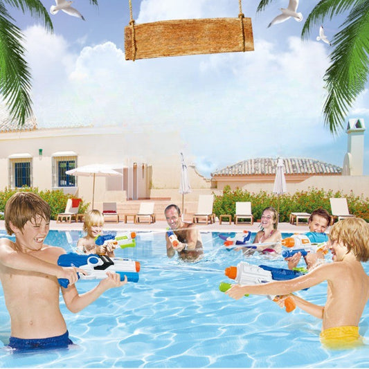 Pistol cu Apa pentru Copii, Rezervor, Pentru Piscina/Plaja, Selexmo, 6ani+,  Multicolor, 1250ML
