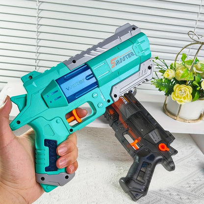 Pistol Manual cu Apa, Selexmo, Jucarie Pistol cu Apa Sigur Pentru Copii, Design Nou S-Shooter Atractiv, 23 x 14.5 cm, Verde