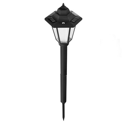 Lampa solara hexagonala de gradina Selexmo, Alb Rece
