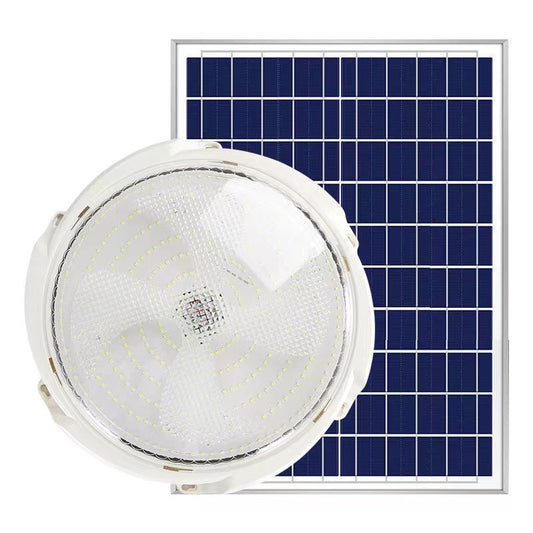 Plafoniera solara Selexmo, 200 W, diametru 320 MM, cu telecomanda, Lungime prelungitor: 4.6 m, alb rece