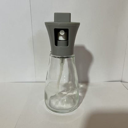 Pulverizator pentru Ulei, selexmo, Pulverizator din Sticla pentru Otet sau Alte Lichide, Simplu Reincarcabil, Multifunctionale, 17.3 x 5.6 cm, Capacitatea 170 ml, Gri