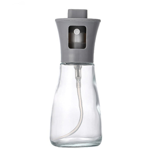 Pulverizator pentru Ulei, selexmo, Pulverizator din Sticla pentru Otet sau Alte Lichide, Simplu Reincarcabil, Multifunctionale, 17.3 x 5.6 cm, Capacitatea 170 ml, Gri