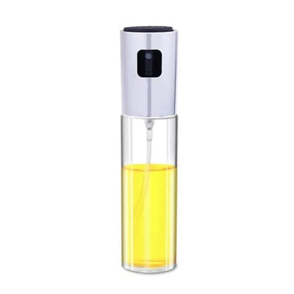 Pulverizator Ulei, Otet, selexmo, din Sticla, 100 ml, Reincarcabil, 18.3 x 4.3 cm, Masura 90 ml, Capac Mat, Alb
