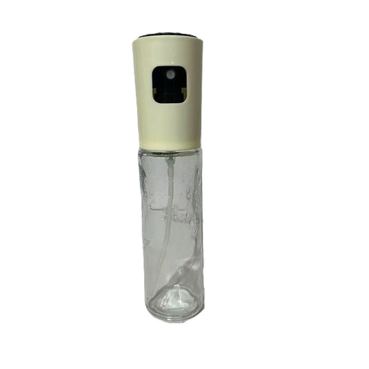 Pulverizator Ulei, Otet, selexmo, din Sticla, 100 ml, Reincarcabil, 18.3 x 4.3 cm, Masura 90 ml, Capac Mat, Alb