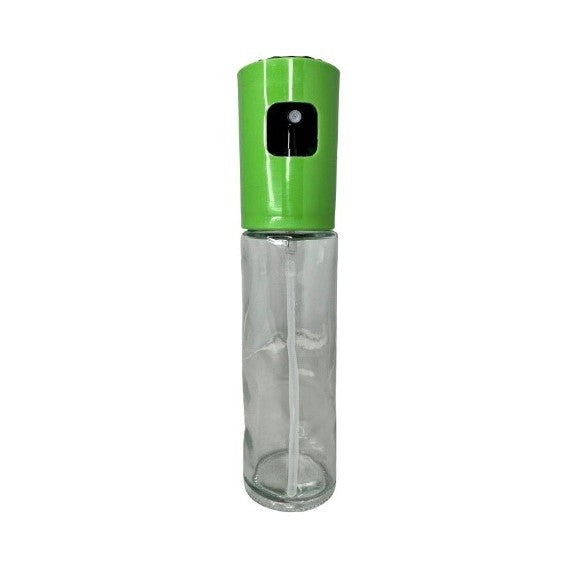 Pulverizator Ulei, Otet, selexmo, din Sticla, 100 ml, Reincarcabil, 18.3 x 4.3 cm, Masura 90 ml, Capac Mat, Verde