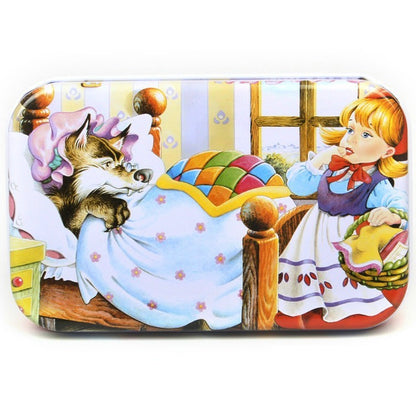 Puzzle 60 de Piese din Lemn in Cutie Metalica