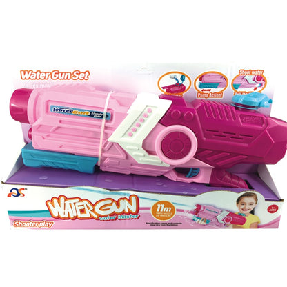 Pistol cu Apa pentru Copii, Rezervor, Pentru Piscina/Plaja, Selexmo, 6ani+, Roz, 2000ML