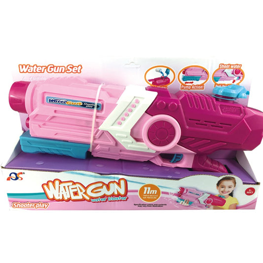 Pistol cu Apa pentru Copii, Rezervor, Pentru Piscina/Plaja, Selexmo, 6ani+, Roz, 2000ML