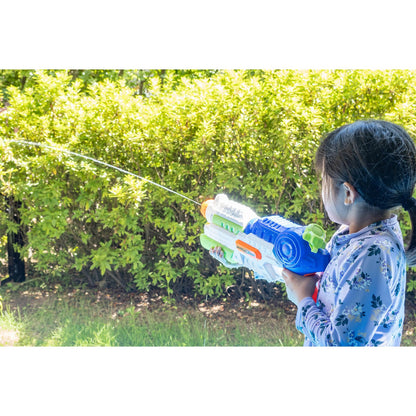 Set 2x Pistol cu Apa pentru Copii, Rezervor, Pentru Piscina/Plaja, Selexmo, 6ani+, Roz + Albastru, 1000 ML