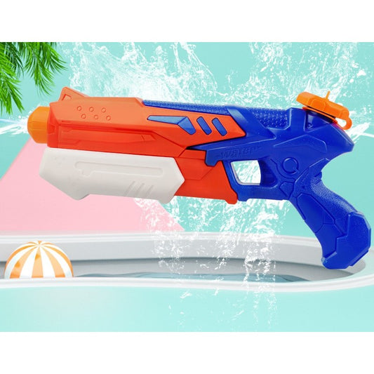 Pistol cu Apa pentru Copii, Rezervor, Pentru Piscina/Plaja, Selexmo, 6ani+,  Bleumarin/Rosu, 300ML