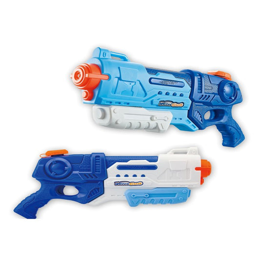 Pistol cu Apa pentru Copii, Rezervor, Pentru Piscina/Plaja, Selexmo, 6ani+,  Albastru, 990ML