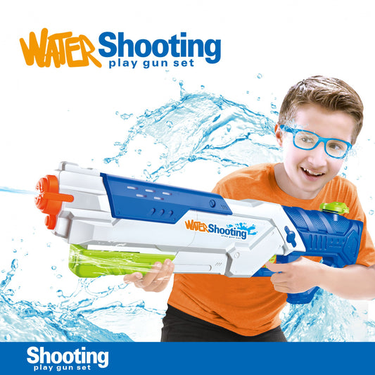 Pistol cu Apa pentru Copii, Rezervor, Pentru Piscina/Plaja, Selexmo, 6ani+,  Multicolor, 1200ML