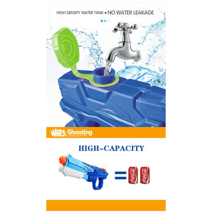 Pistol cu Apa pentru Copii, Rezervor, Pentru Piscina/Plaja, Selexmo, 6ani+,  Albastru, 600ML