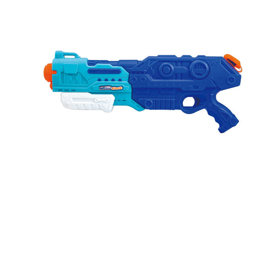 Pistol cu Apa pentru Copii, Rezervor de 1500 ml, Maner de transport, Pentru Piscina/Plaja, Selexmo, 3 ani+, Bleumarin, Lungime 44 cm