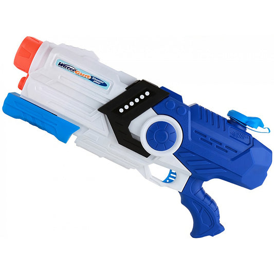 Pistol cu Apa pentru Copii, Rezervor, Pentru Piscina/Plaja, Selexmo, 6ani+, Albastru/Multicolor, 2000ML