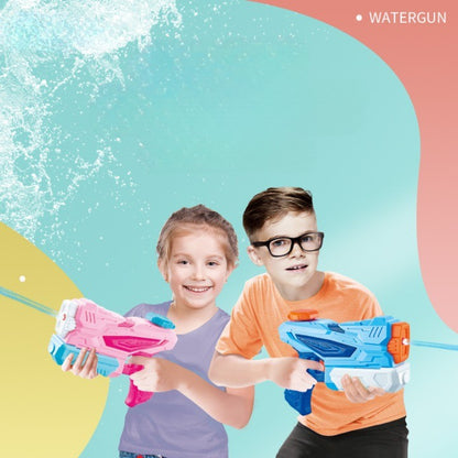 Pistol cu Apa pentru Copii, Rezervor, Pentru Piscina/Plaja, Selexmo, 6ani+,  3 duze, Roz, 300ML