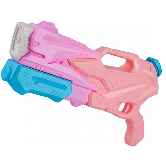 Pistol cu Apa pentru Copii, Rezervor, Pentru Piscina/Plaja, Selexmo, 6ani+,  3 duze, Roz, 770ML