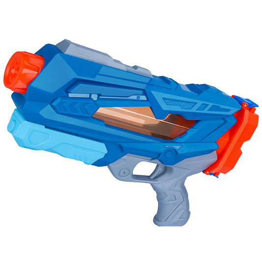 Pistol cu Apa pentru Copii, Rezervor, Pentru Piscina/Plaja, Selexmo, 6ani+,  Quick Fill, Albastru, 600ML
