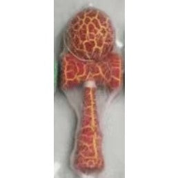 Kendama Crack, Selexmo, din Lemn, 18 cm, +14 Ani, Diametru Bila 6 cm, Model Crapat, Rosu