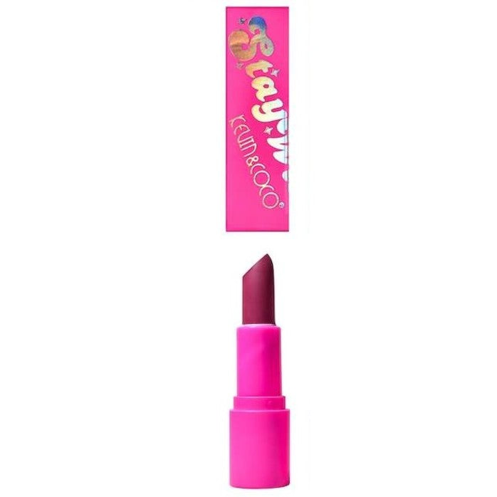 Set 4 Bucati Ruj de Buze, KEVIN & COCO, Stay Wild, Lip Stick, 8 x 2.3 x 2.3 cm