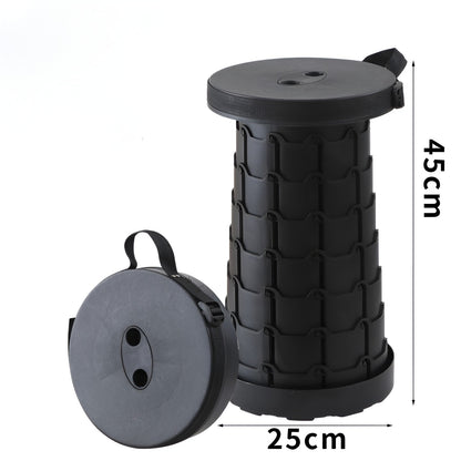 Scaun Telescopic Pliabil ,Negru