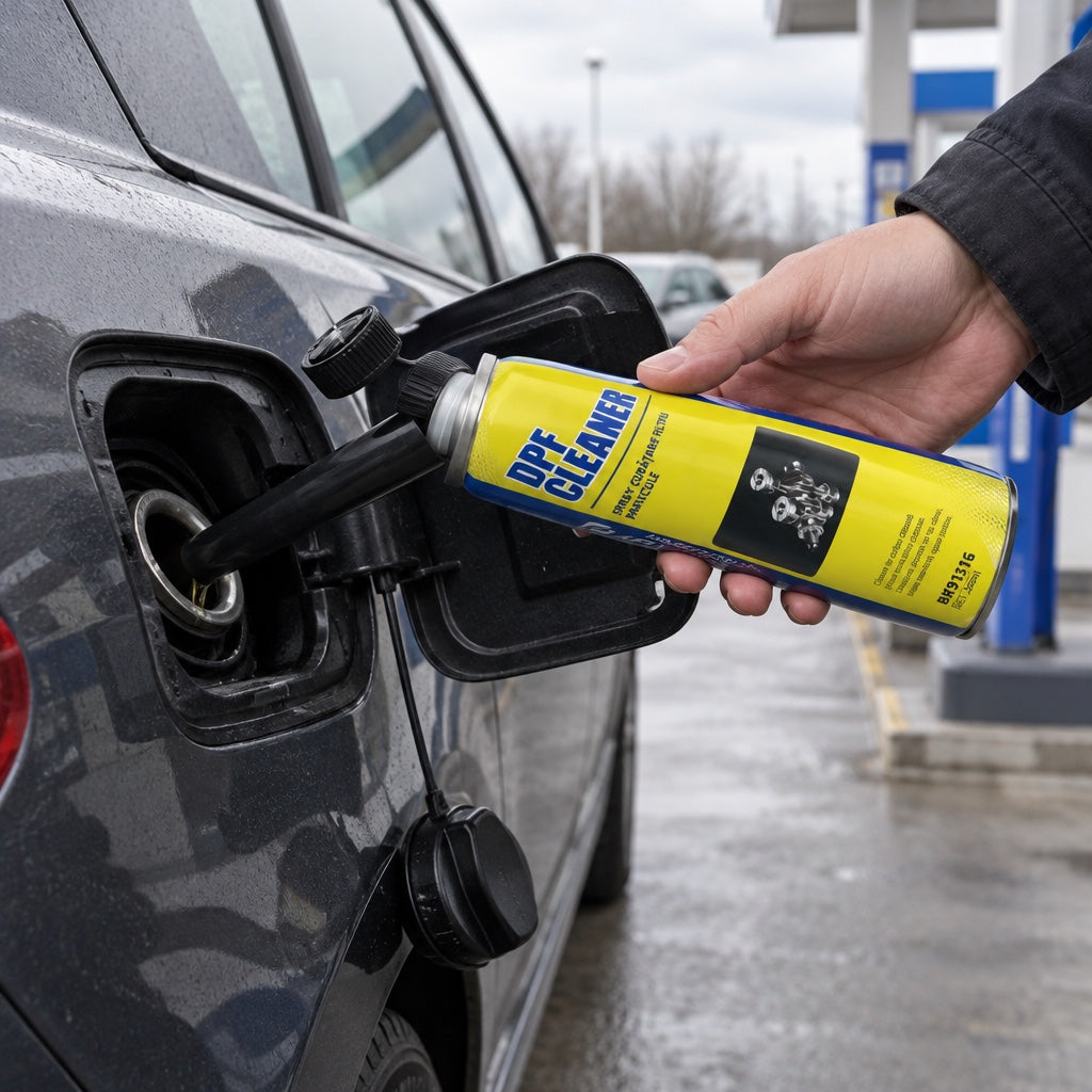Se toarnă în rezervorul de motorină înainte de alimentare