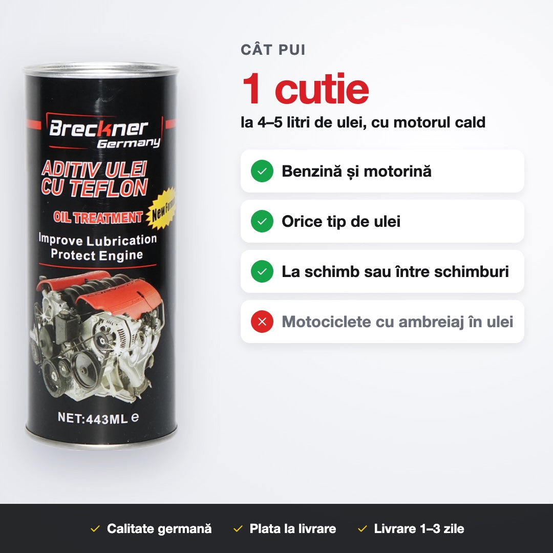 O cutie la 4–5 litri de ulei