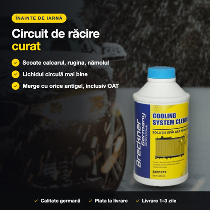 Circuit de răcire curat, înainte de iarnă