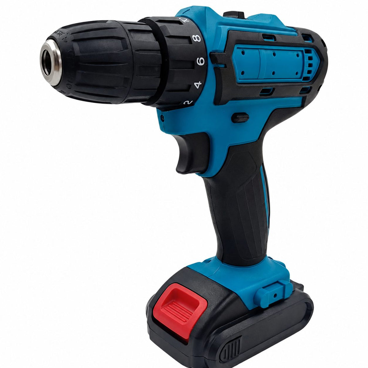 Mașina de găurit 21V cu mandrină rapidă de 10 mm și reglaj de cuplu