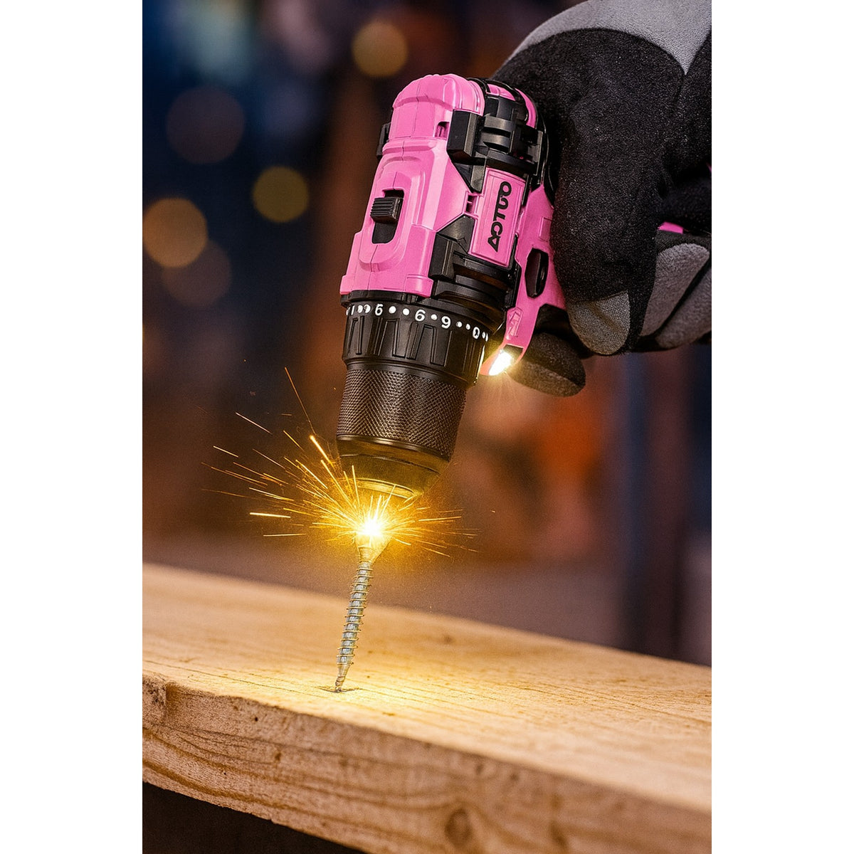 Mașina de găurit brushless în lucru