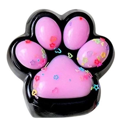 Set 12 Jucarii Antistres Squishy, selexmo, cu Revenire Lenta, Squeeze Pinch Family, Model Labuta de Pisica, 6.8x6.2 cm, 55g, Ambalaj Transparent, 4 Culori