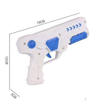 Set 2 Piese Jucarie Interactiva, Pistol de Catapultare + Zmeu, din Plastic si Panza, Impermeabil