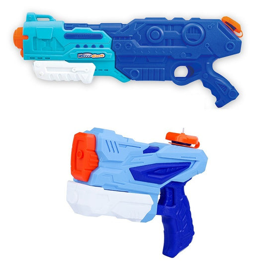 Set 3x Pistol cu Apa pentru Copii, Selexmo, 6ani+, Albastru, 1x 1500 ML +  1x 500 ML +  1x 300 ML