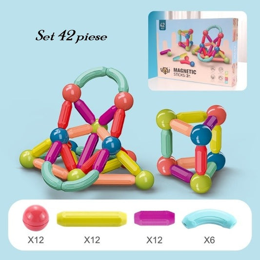 Set de blocuri magnetice de construcție