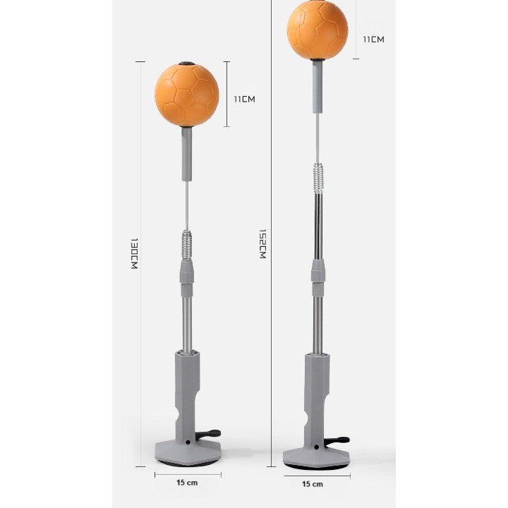 Set de Box cu Minge, cu Ventuza de Prindere, Extensibil, Inaltime Reglabila 130-152 cm, Minge de 11 cm