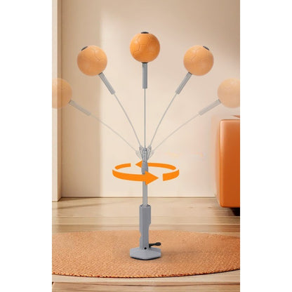 Set de Box cu Minge, cu Ventuza de Prindere, Extensibil, Inaltime Reglabila 130-152 cm, Minge de 11 cm