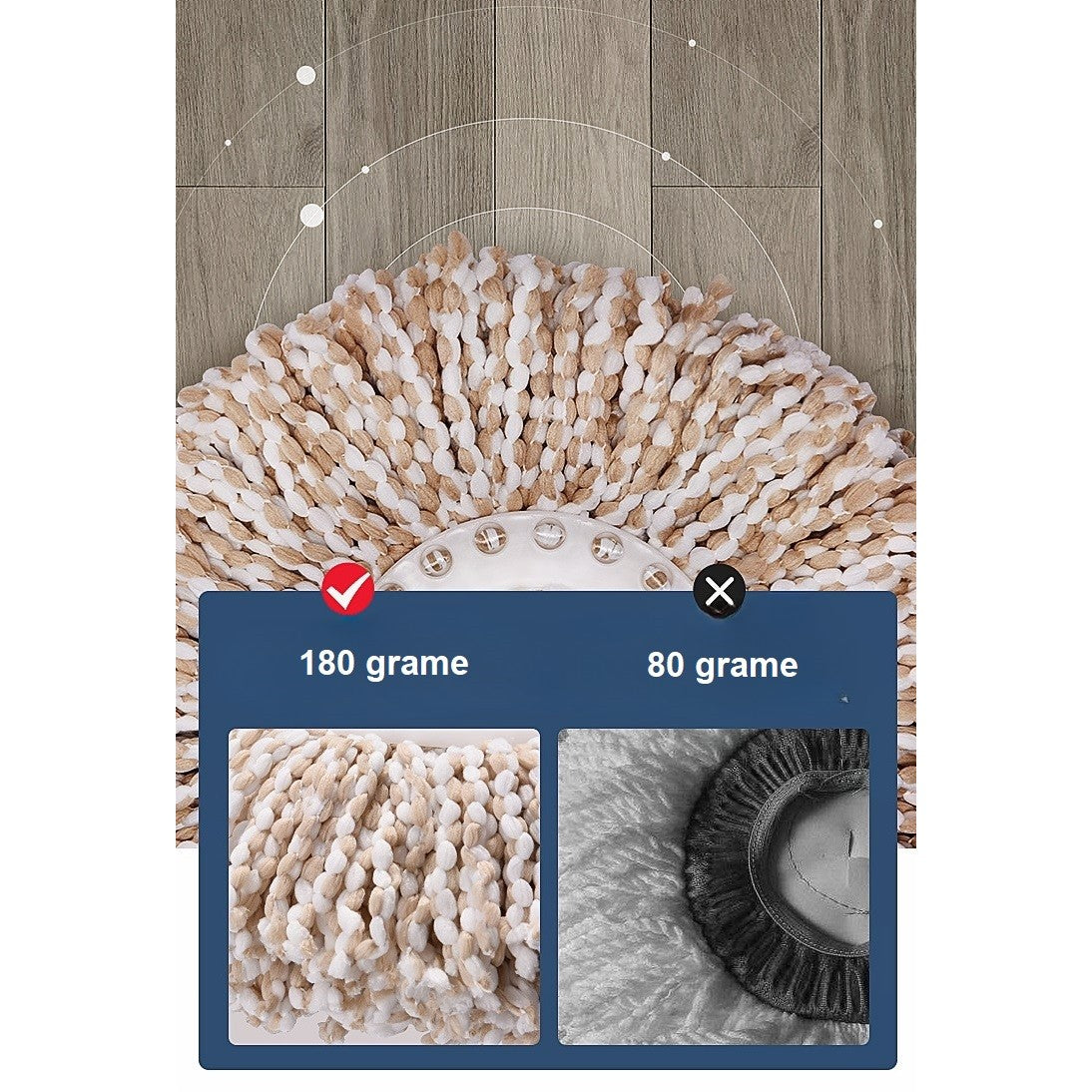 Set Galeata si Mop Rotativ 360°, selexmo, Cu Dubla Actiune Centrifuga, Pentru Uz Casnic, Maner din Otel Inoxidabil Telescopic, 2 Capte din Bumbac, 46x27x29 cm, Roz