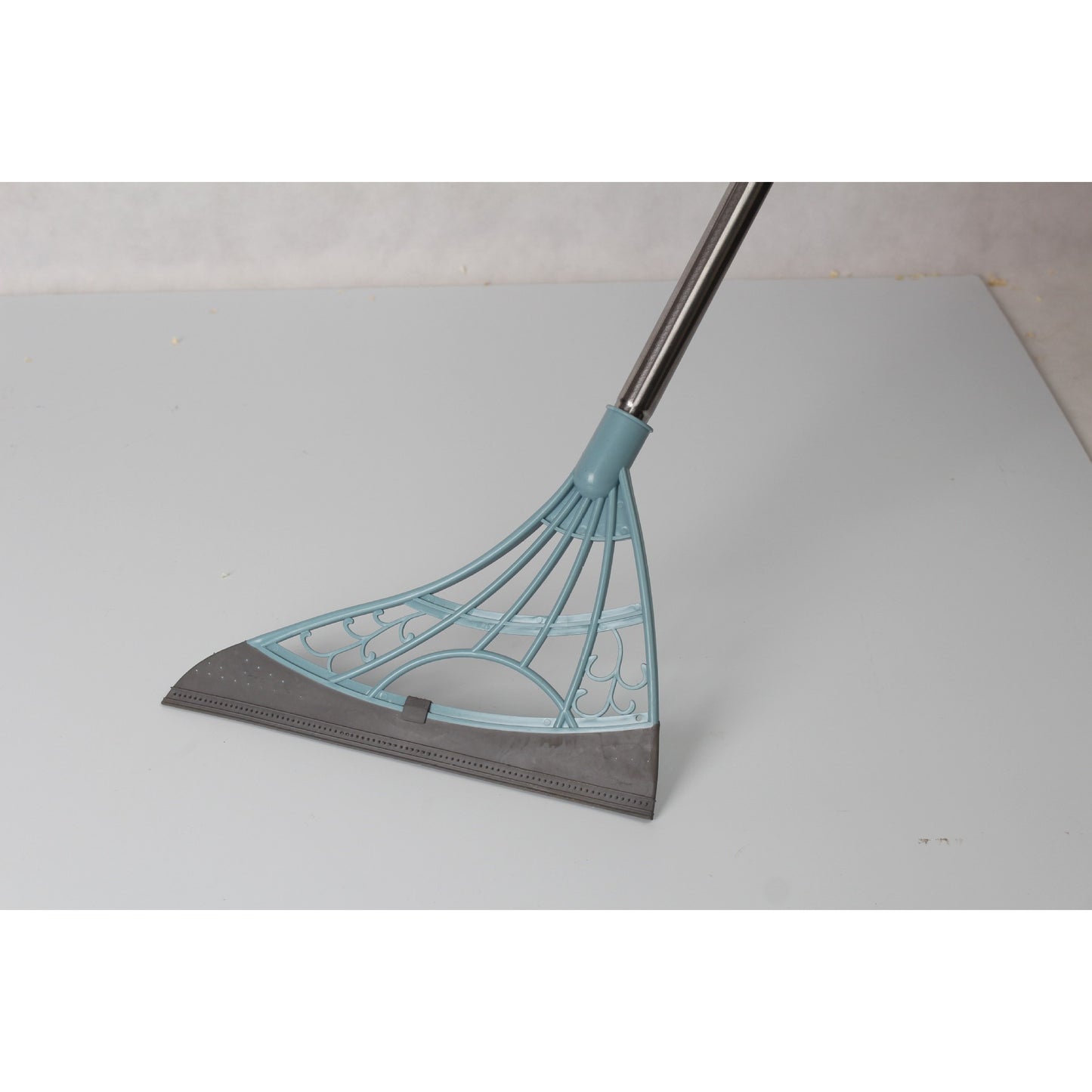 Set matura, faras cu coada si matura silicon, selexmo, Pentru uz casnic, Plastic/Otel, Albastru deschis, 90 x 72 x 100 cm