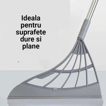 Set matura, faras cu coada si matura silicon, selexmo, Pentru uz casnic, Plastic/Otel, Gri, 90 x 72 x 100 cm